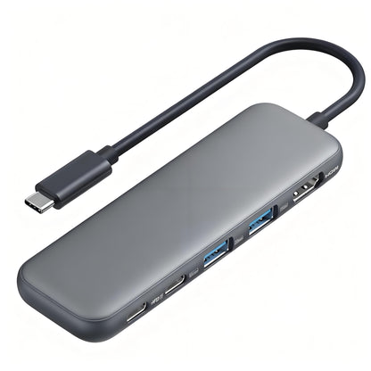 5-in-1 USB-C Hub with 4K HDMI, 85W Power Delivery, USB 3.0 Ports for Laptop & Devices