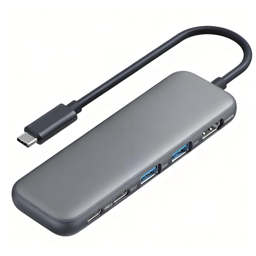 5-in-1 USB-C Hub with 4K HDMI, 85W Power Delivery, USB 3.0 Ports for Laptop & Devices